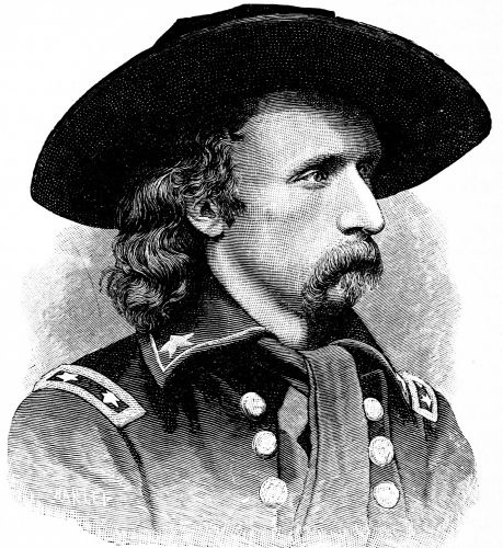 drawing of Custer