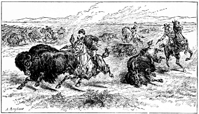 Hunting buffalo
