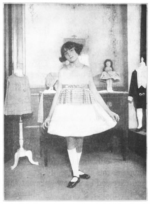 SHE HAD TO BE CAREFUL WITH THE CLOTHES