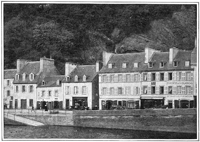 Aan de kade te Ch&acirc;teaulin.