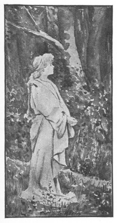 woman in a wood