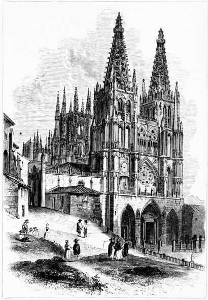 No. 1.

BURGOS CATHEDRAL

P. 25

NORTH-WEST VIEW.