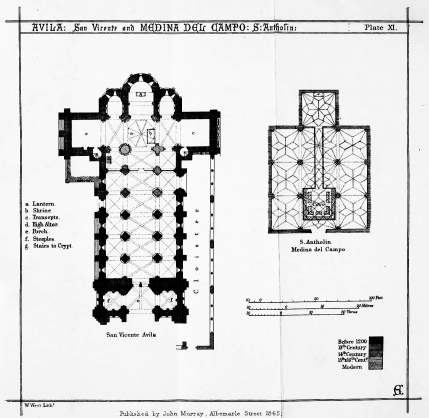 AVILA: San Vicente and MEDINA DEL CAMPO: S: Antholin:
Plate XI.

Published by John Murray, Albermarle Street 1865