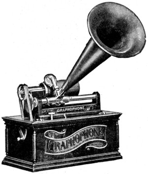 Old graphophone