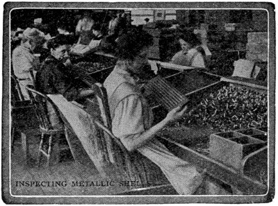 Inspecting metallic shells