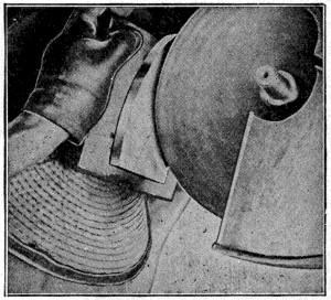 Polishing iron sole
