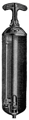 Section of fire extinguisher