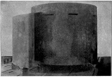 Conning tower with shielded entrance for battleship Massachusetts
