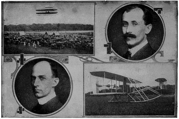 Wright brothers and their aeroplane