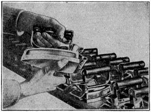 Manual check of finished product