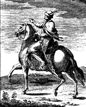 Fig. 2.—Un hussard en 1692,