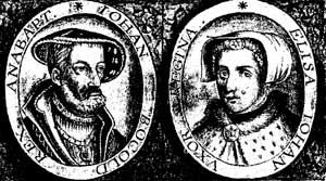 Fig. 6.—Portrait de Jean Bocold ou Bockelson et de sa femme