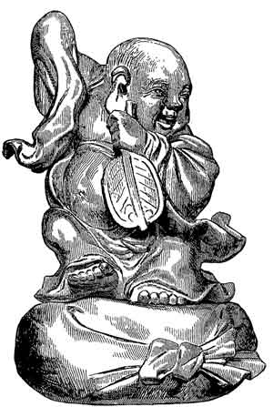 Fig. 14.—Mythologie chinoise. Pou-ta, dieu du contentement.