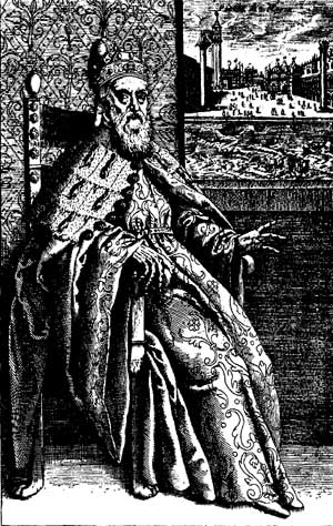 Fig. 5.&mdash;Costume de c�r�monie du doge de Venise