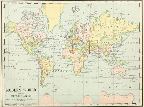 Tribal Allotments of the Promised Land – Bible Mapper Atlas