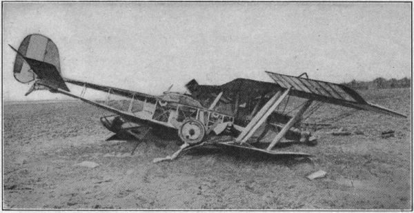 photo of a crashed plane