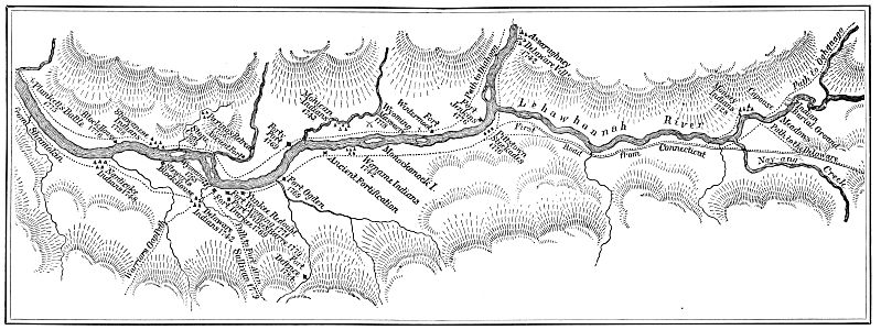 EARLY MAP OF WYOMING AND LACKAWANNA VALLEYS.