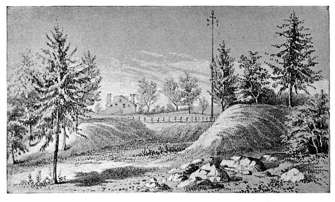 REMAINS OF FORT WASHINGTON, NEW YORK, 1856