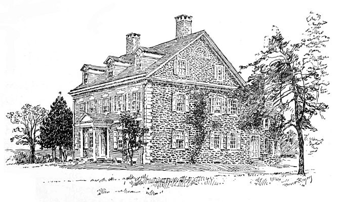 HOUSE AT GERMANTOWN OCCUPIED BY THE BRITISH
