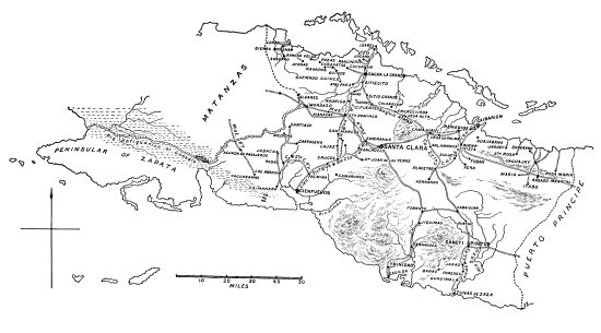 SKETCH MAP OF THE PROVINCE OF SANTA CLARA.