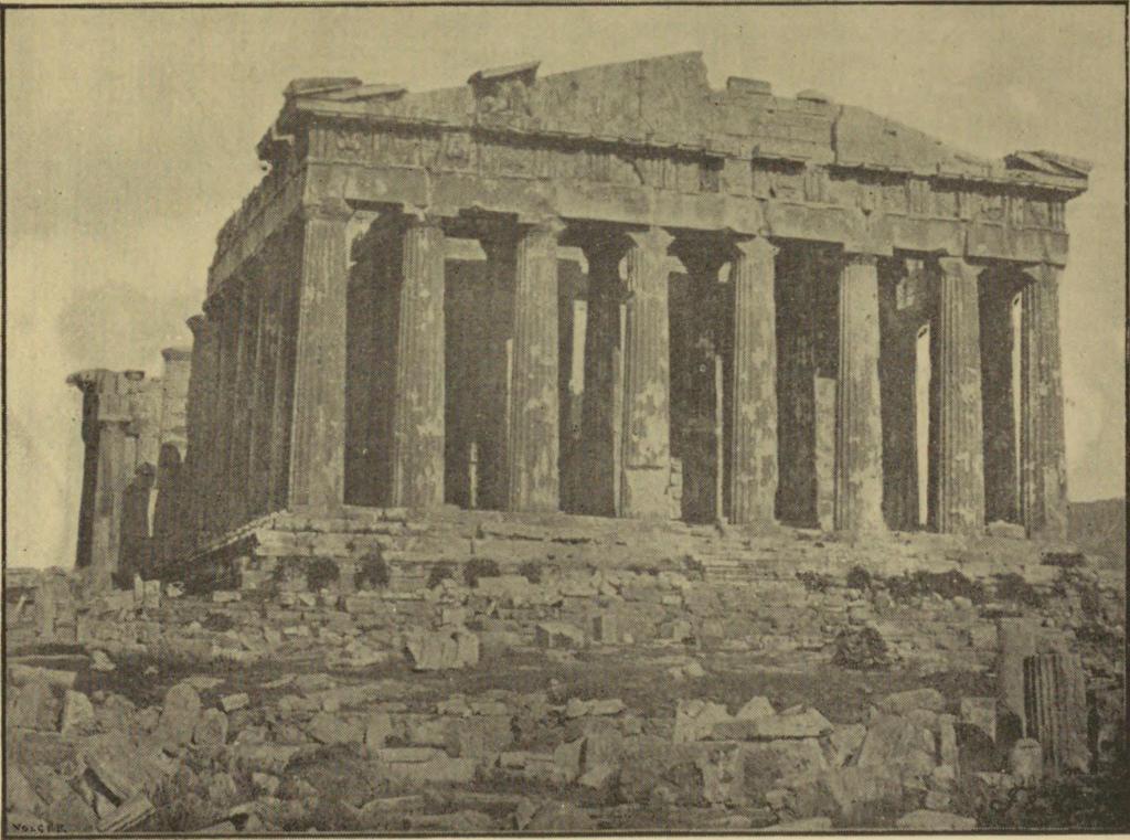 THE PARTHENON AT THE PRESENT DAY.