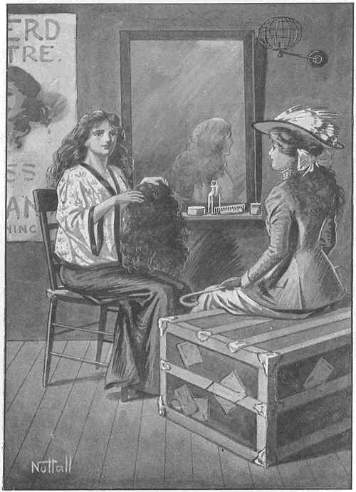 MISS RICEMAN&rsquo;S HAIR FELL IN A SHOWER OVER HER SHOULDERS