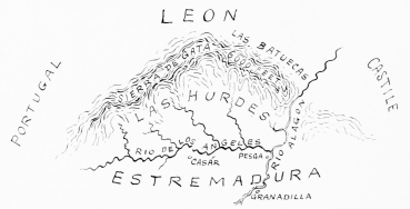 SKETCH-MAP OF LAS HURDES