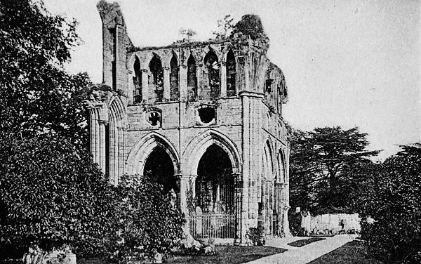 ST. MARY'S AISLE AND TOMB OF SIR WALTER SCOTT, DRYBURGH ABBEY