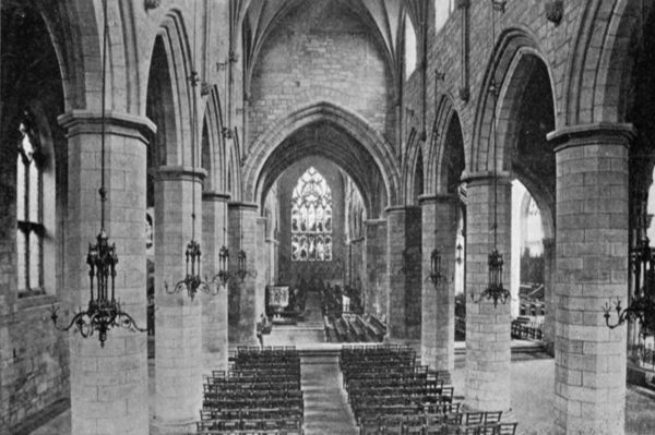 INTERIOR OF ST. GILES.