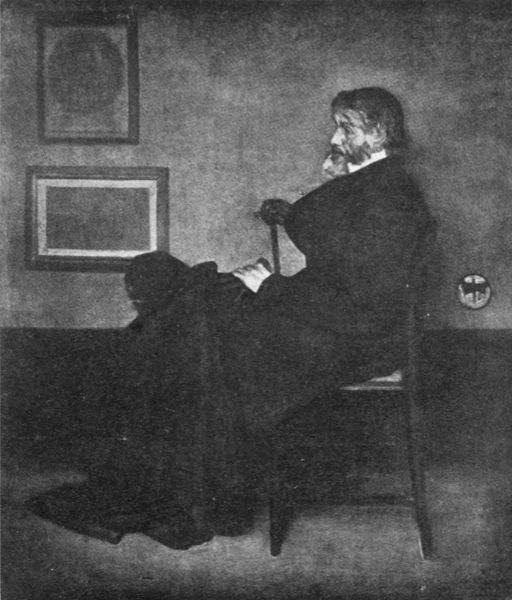 PORTRAIT OF THOMAS CARLYLE, BY WHISTLER.