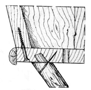 Fig. 22.—Securing Sides and Legs of Vase to Base.