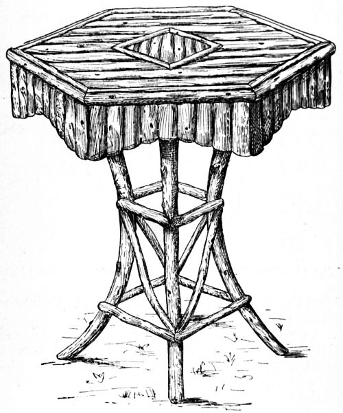 Fig. 43.—Hexagonal Table.