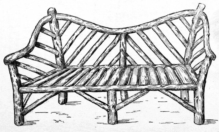 Fig. 49.—General View of Garden Seat.