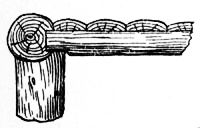Fig. 56.—Vertical Section, showing Front Rail, Cross Rail, and Battens.