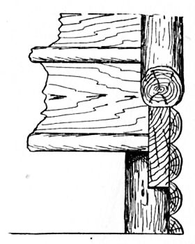 Fig. 132.—Cross Section of Elevated Foot-bridge
    at Lower Step (Fig. 130).