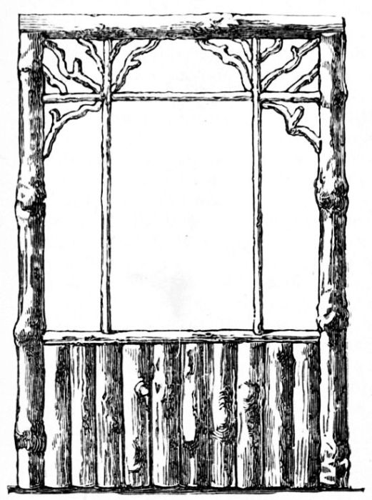 Fig. 177.—Window Side of Octagonal Summer-house.
