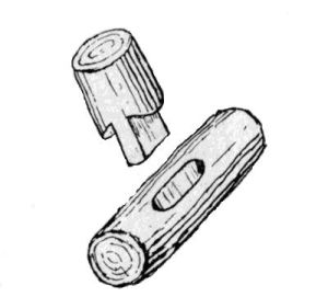 Fig. 6.—Mortise and Tenon Joint.