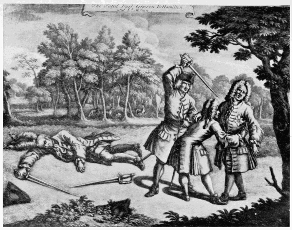THE DUEL BETWEEN LORD MOHUN AND THE DUKE OF HAMILTON