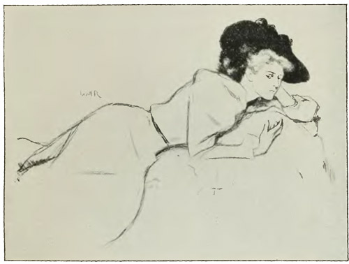 Illustration: Portrait of a Lady by Rothenstein