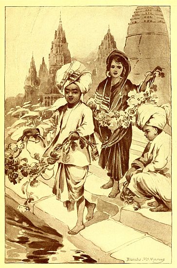 children making wreaths