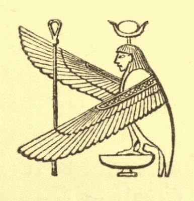 Image of a Bird-man with a  Sceptor