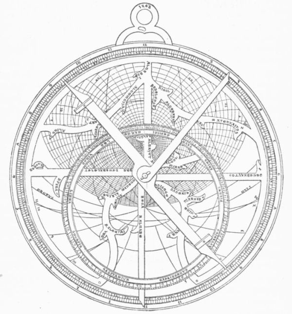 REGIOMONTANUS'S ASTROLABE, 1468.