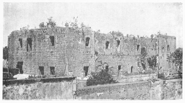 RUINS OF DIEGO COLON'S HOUSE.