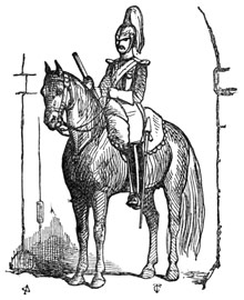 Armored Man on Horse