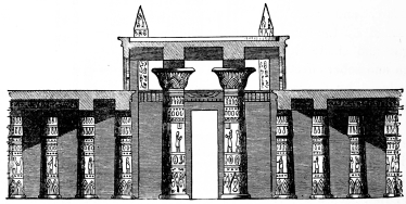 Fig. 21.—Section of the Hypostyle Hall, Great Temple of
Carnac.