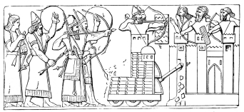 Fig. 72.—Relief from Nimrud.