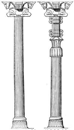 Fig. 80.—Persian Columns with Bull Capitals.