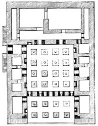 Fig. 85.—Plan of the Palace of Darius at Persepolis.