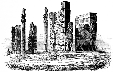 Fig. 88.—Propylæa of Xerxes at Persepolis.