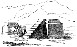 Fig. 89.—Altar Pedestals at Pasargadæ.